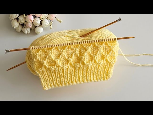 Stunning and Easy-to-Make Diamond Pattern Knitting Design🌹Vest, Cardigan, Sweater Pattern #knitti...
