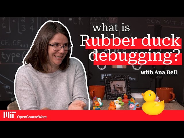 What is "rubber duck debugging?"