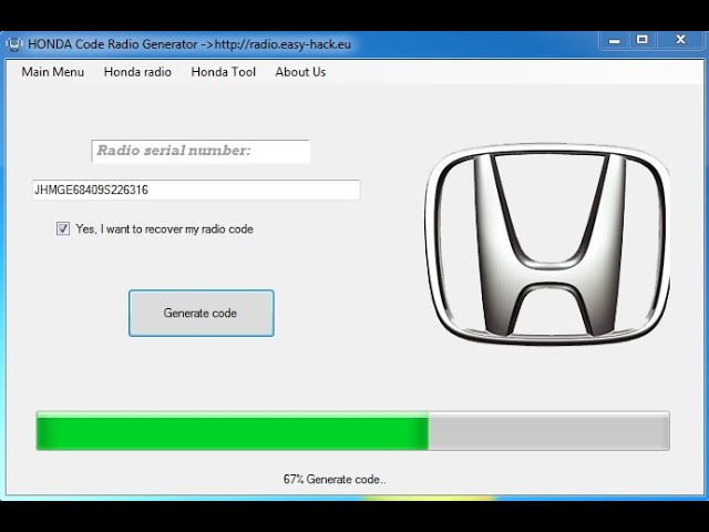 How to Retrieve your Honda Radio and Navi Code [FREE UNLOCK]