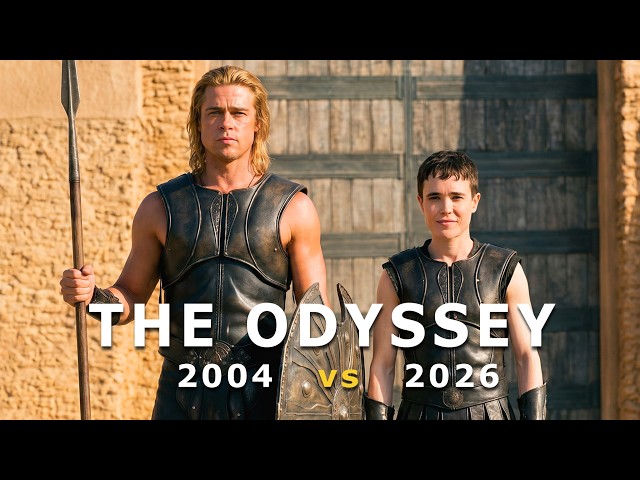 Troy (2004) Cast vs The Odyssey (2026) Cast 😳 Then vs Now