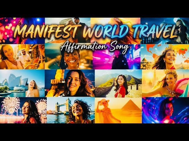 I TRAVEL THE WORLD LIKE A QUEEN ✈️ Visualization + World Travel Affirmation Music 