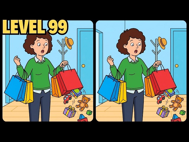 Spot The Difference 🧩 Hardcore Brain Workout! 💪 Non-Stop Puzzles 🚀⏱️ #545