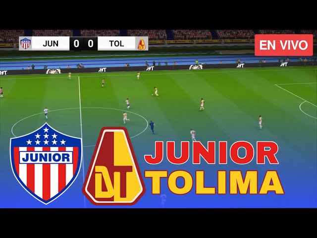 Junior vs Tolima Liga Colombiana Final Ida 2025 Partido Simulación PES 21