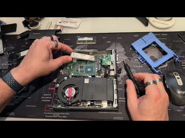 How to install an SSD drive into Dell 5060 micro small form factor desktop