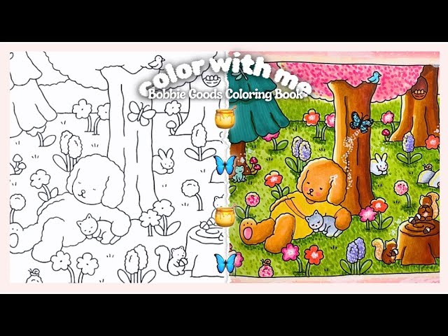 Color With Me 🦋🍯 Bobbie Goods Day to Night: Daydreaming 🌷🖌️✨ (Chatty) 