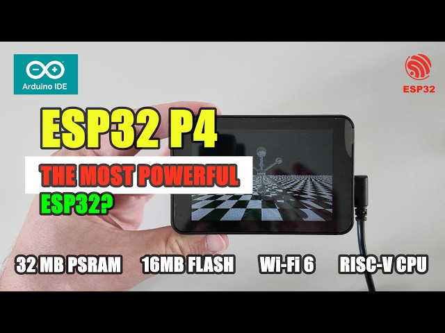 ESP32-P4: Coding for the Most Powerful ESP32 on the Market