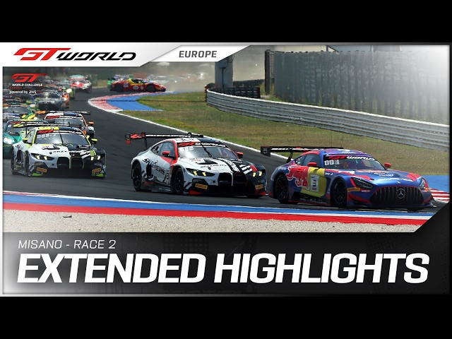 Extended Highlights | Race 2 | Misano | GT World Challenge Europe pwd by AWS