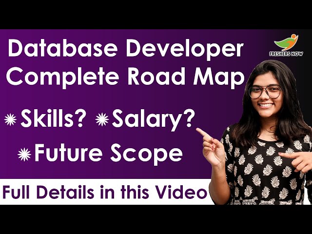 Database Developer Career in India | Skills | Salary | Future Scope | Complete Roadmap