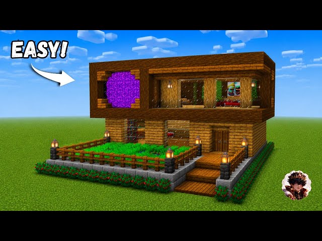Minecraft Wooden Modern House: How to Build a Cool Modern House Tutorial