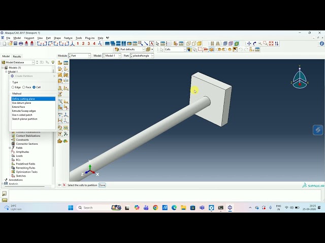 Single piled raft foundation modelling tutorial using abaqus 3D || Piled raft foundation modeling