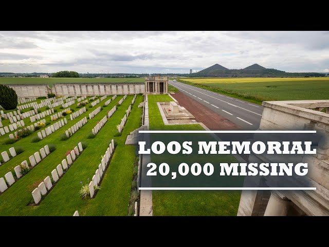 The Thousands of MISSING Men from The Battle of Loos : The Loos Memorial at Dud Corner Cemetery