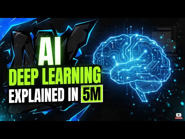🤖 How AI Does Deep Learning Explained in 5 Minutes! 🧠💡 | The Ultimate Beginner's Guide 🚀
