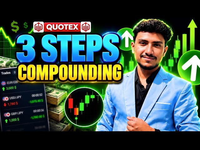 UNLOCKED 😳 Quotex Compounding Strategy | LIVE TEST ✅