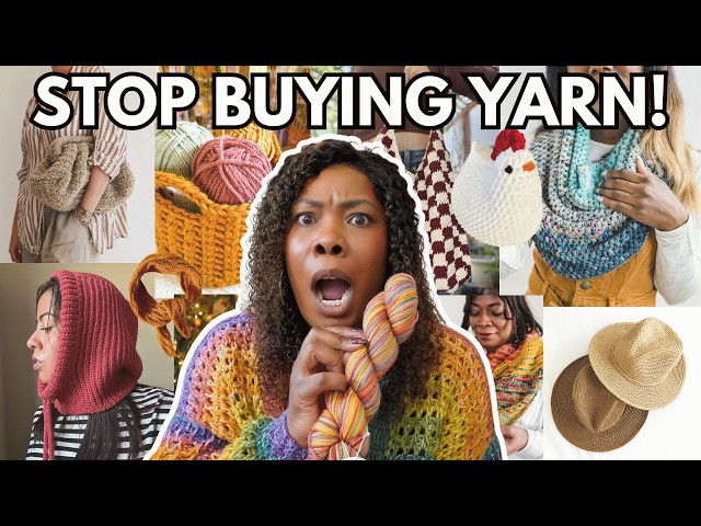 STOP BUYING YARN! Here's 30 Patterns to Use What You Have [1, 2, and 3 Skein Crochet Projects]