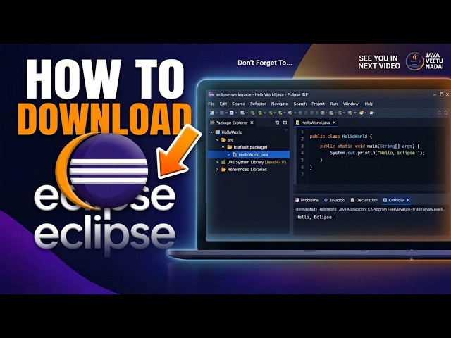 How to download Eclipse to run java code