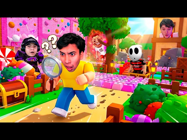 PLAYING HIDE AND SEEK IN ESCAPE THE KEYBOARD WITH MY FRIENDS!🫣
