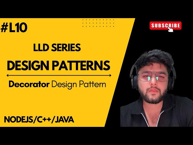Decorator Design Pattern Explained with Real-World examples