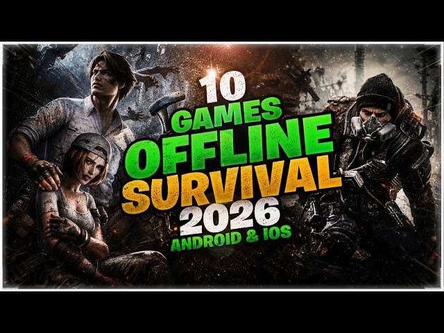 10 BEST OFFLINE & ONLINE SURVIVAL GAMES | Android iOS 2026
