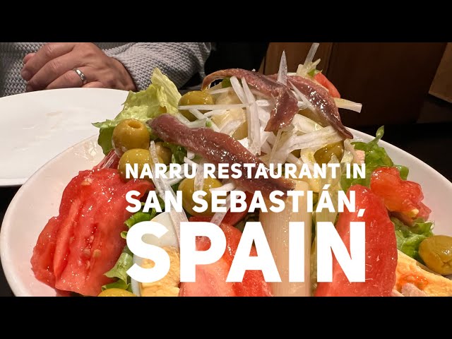 Narru Restaurant in San Sebastián Spain