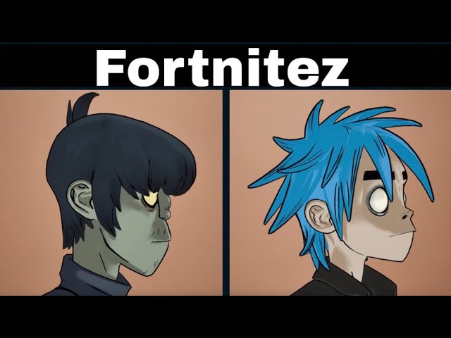 Splitscreen, Murdoc Niccals and 2D playing fortnite #Gorillaz #fortniteclips #fortnite @EnesZobic