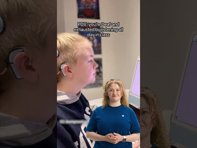 Use Live Captions to follow along. Tip from Roxie at the Apple Store.