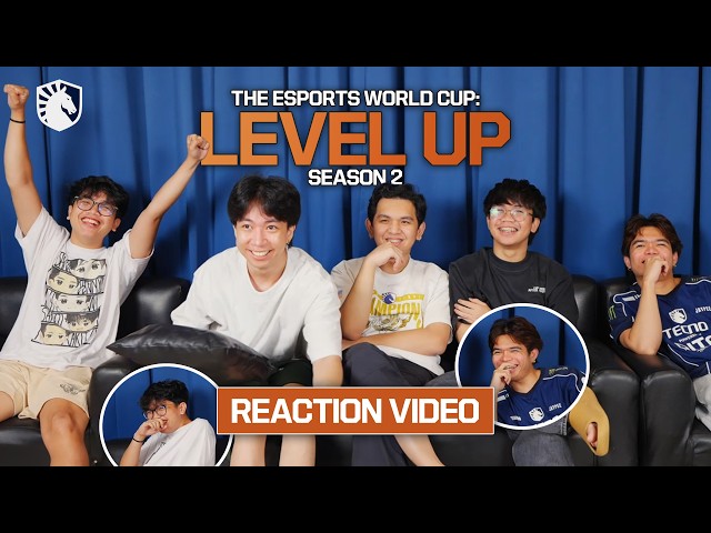 The boys react to Team Liquid’s moments from Level Up Season 2 👀💙