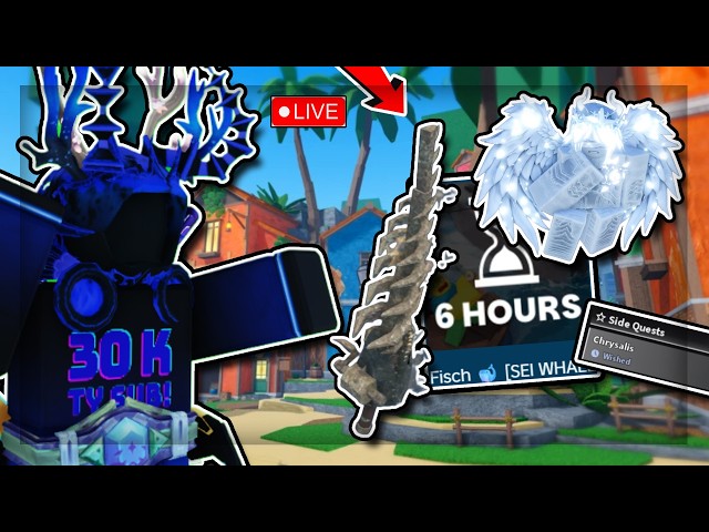 LIVE 🔴 The Skycrest UPDATE NEW (ADMIN ABUSE!) 🐋 In Fisch Roblox....