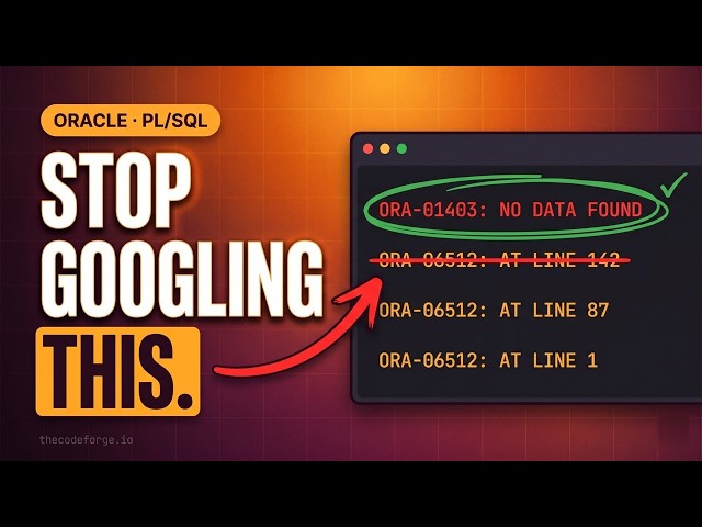 ORA-06512 Explained: Read Any Oracle Error Stack in 10 Seconds