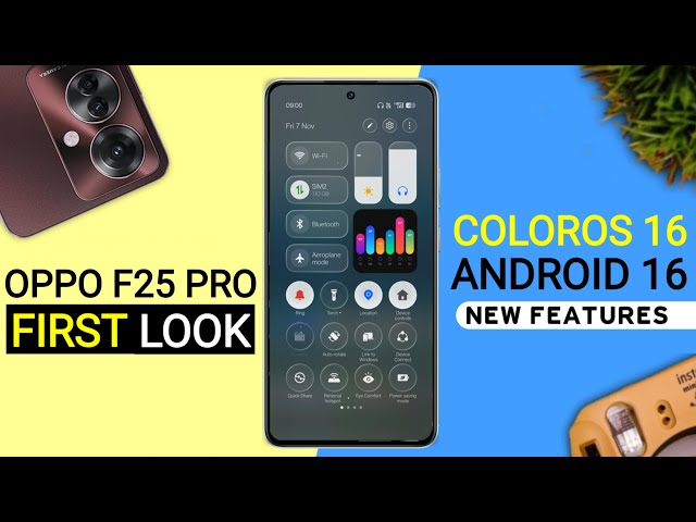 Oppo F25 Pro ColorOS 16 Update - 25+ Amazing Features | Android 16 New Update F25 Pro