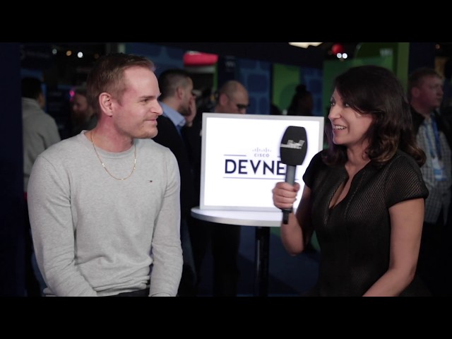 Stefan Ehrson Conscia Sverige interview with Silvia Spiva, DevNet Zone at Cisco Live Europe