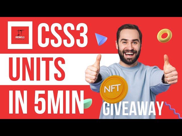 Core CSS: CSS Units, Absolute unit(px, pt, cm, mm) vs Relative units (em, rem, vh, vw, %)