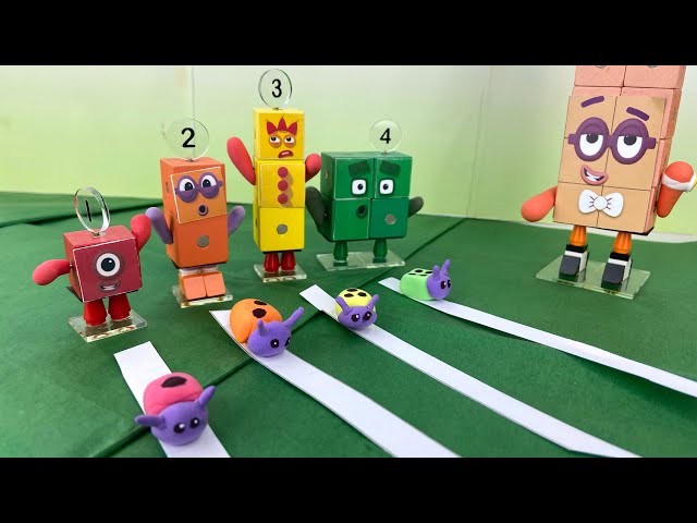 Numberblocks The Great Bug Race (Learn about Perimeters) | Keith's Toy Box