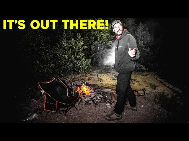 (ITS OUT THERE!) TERRIFYING 48 HOURS CAMPING ALONE AT THE LAKE IN THE HAUNTED SERIAL KILLER WOODS