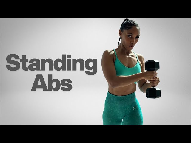 12 Minute Standing Abs & Full Body Dumbbell Routine | Strength, Tone & Sculpt