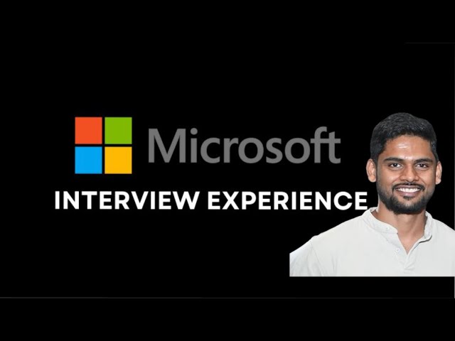 Microsoft Software Engineer Interview Experience | 70 LPA CTC | How I Cracked It