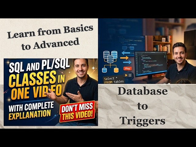COMPLETE SQL & PL/SQL MASTER CLASS: ZERO TO HERO | THE ULTIMATE STEP-BY-STEP BOOTCAMP | SQL COURSE