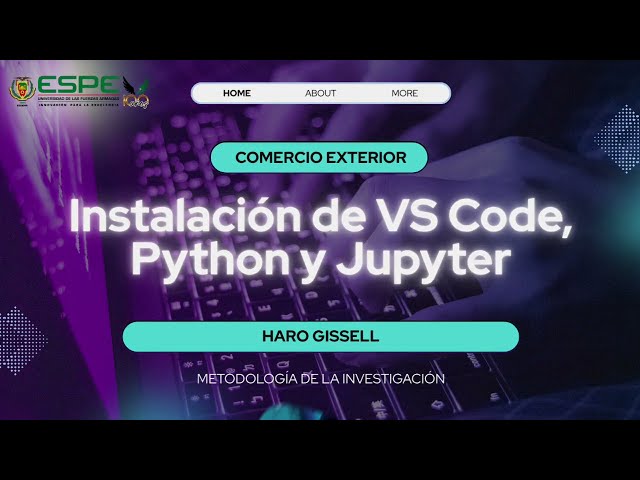Instalación de VS Code, Python y Jupyter