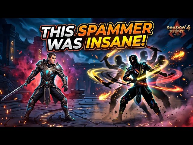 This spammer played knockout moves 😱 | Shadow fight 4 arena gameplay |
