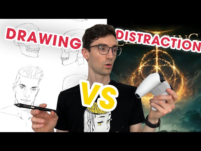 When You Want To Draw but Cant Focus To Save Your Life