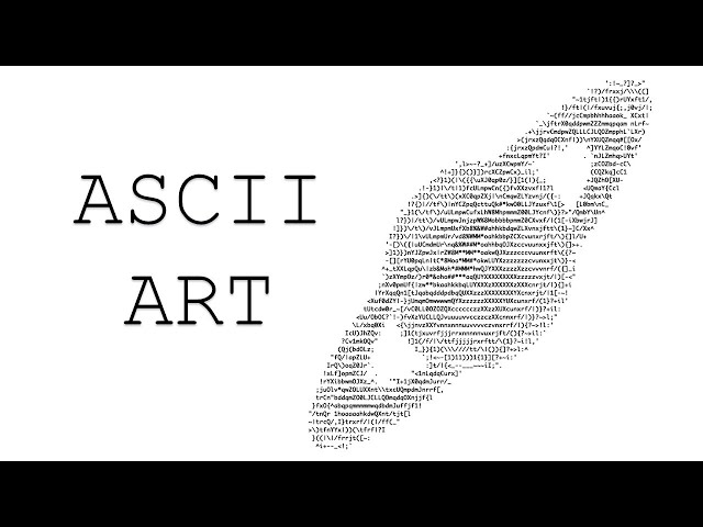 How To Make ASCII Art (Digital or Print on Demand For Beginners)
