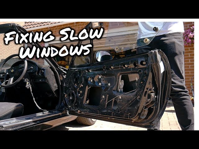 Fixing Slow Windows - Two Minute Tutorial | Mazda Miata MX5 Mk1