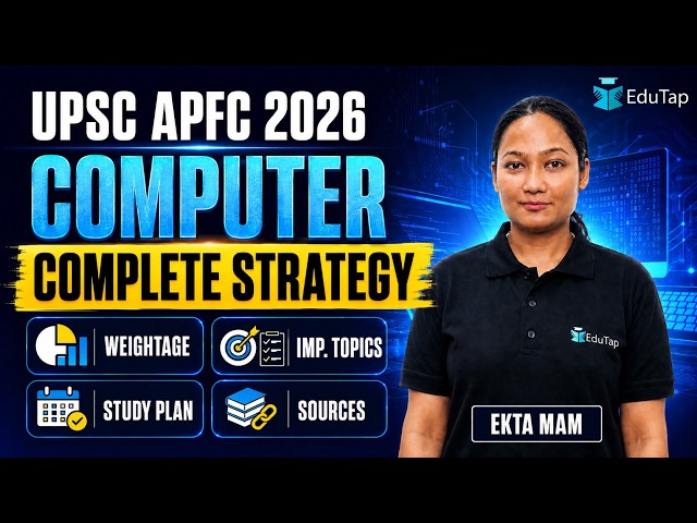 UPSC EPFO APFC 2026 Computer Preparation Strategy: Syllabus, Important Topics & Sources