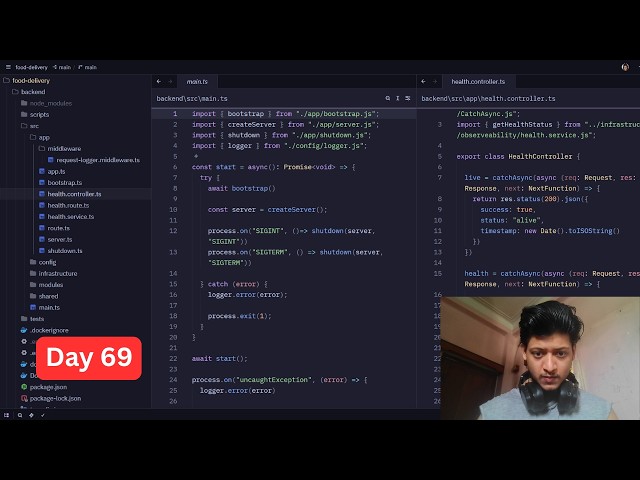 🔴 Day 69 of Learning Advance Backend And System Design (Live Coding)
