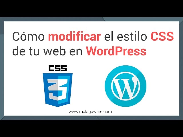 How to modify the CSS style of a WordPress template