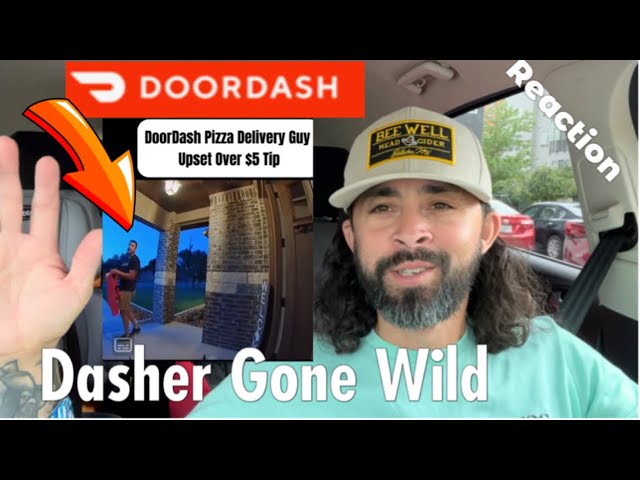 DoorDash Driver IS MAD Over a $5 Tip From a Customer. Ride Along Reaction