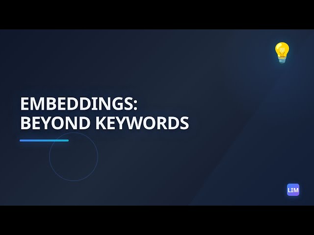 Embeddings Explained: AI's Search Secret Sauce