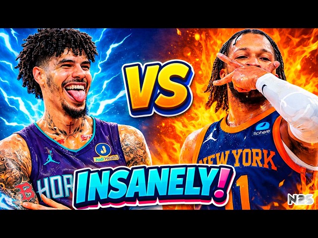 NBA 2K26 Hornets vs Knicks | Realistic CPU vs CPU With Epic Mods