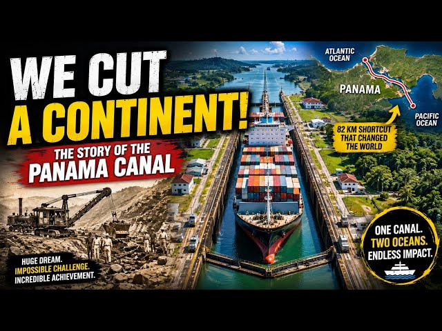 How Humanity Cut a Continent in Two 🌎🚢 | The Incredible Story of the Panama Canal