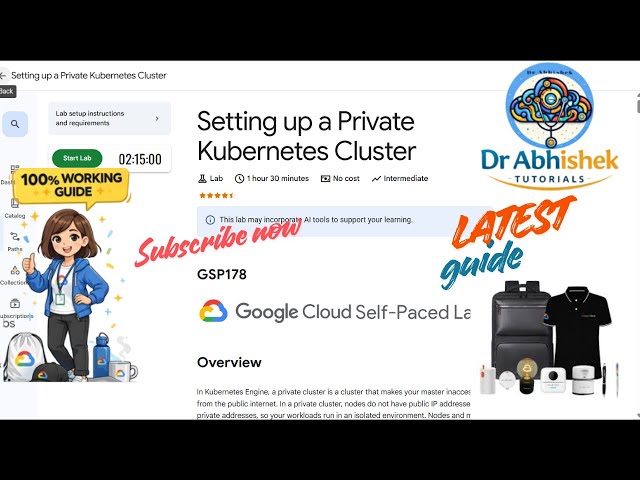 Setting up a Private Kubernetes Cluster | jan 2026 #GSP178 #qwiklabsarcade2026