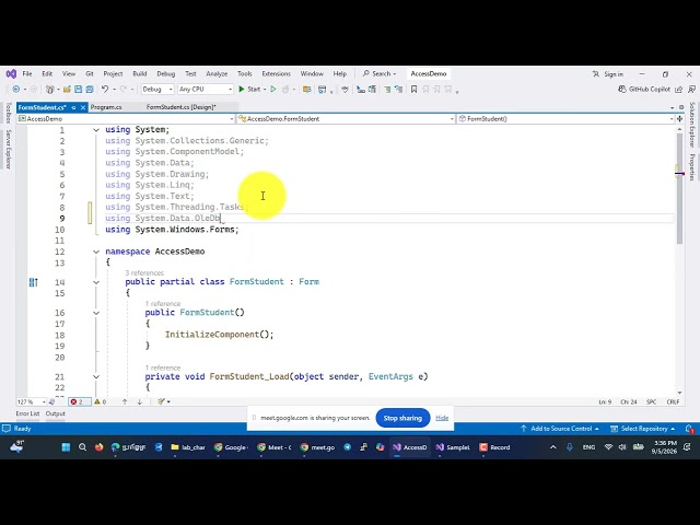#C#.NET Framework Demo with Microsoft Access 2024 | Part 4